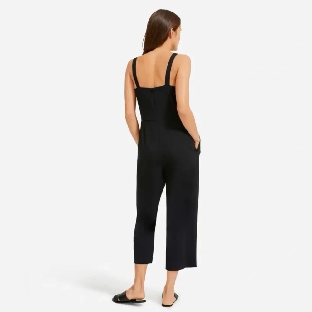 Everlane The Japanese GoWeave Slip Jumpsuit, Size 00P - Picture 3 of 14